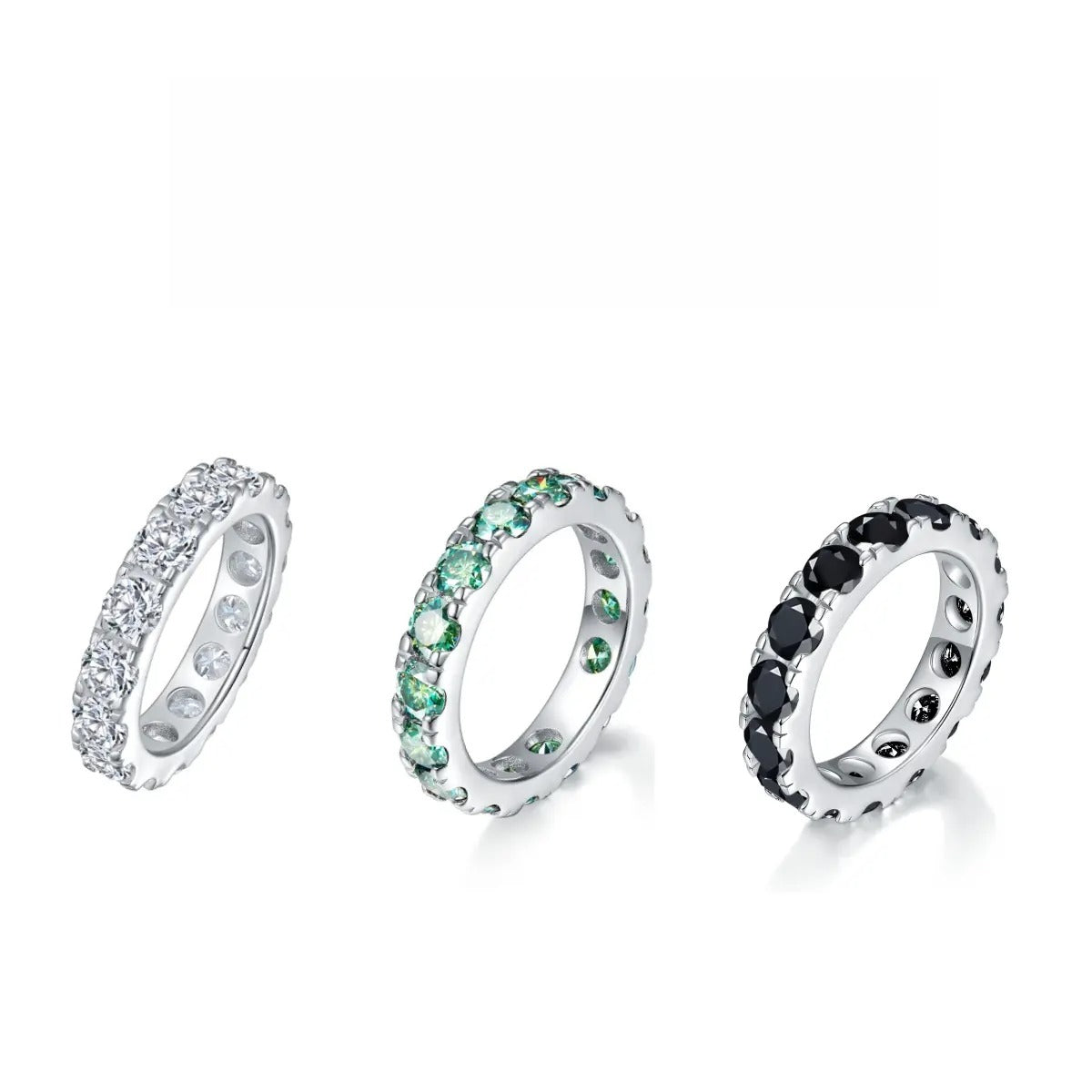 【#04 Ferris Wheel】】Moissanite ring with 925 Sterling Silver high quality birthday party engagement gift Jewelry Synthetic Moissanite