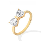 ATTA GEMS Classic D VVS1 Color Heart Cut 1.6CT Synthetic Moissanite Ring for Women Adult 925 Sterling Silver Rings Engagement Wedding Jewelry Gift