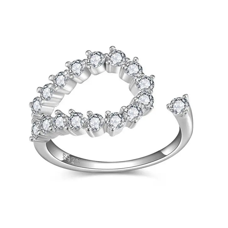 【#103 Island】Moissanite Stackable band ring enhancer Ring Band with 925 Sterling Silver Synthetic Moissanite