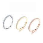 【#15 Star】Moissanite Stackable band ring enhancer ring band high quality  Gift daily matching Synthetic Moissanite