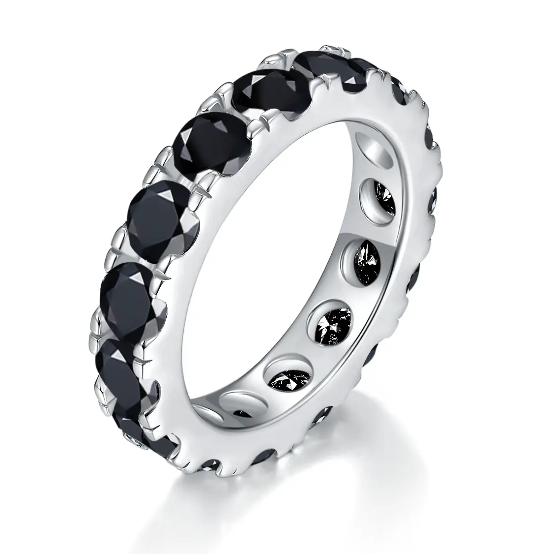 【#04 Ferris Wheel】】Moissanite ring with 925 Sterling Silver high quality birthday party engagement gift Jewelry Synthetic Moissanite